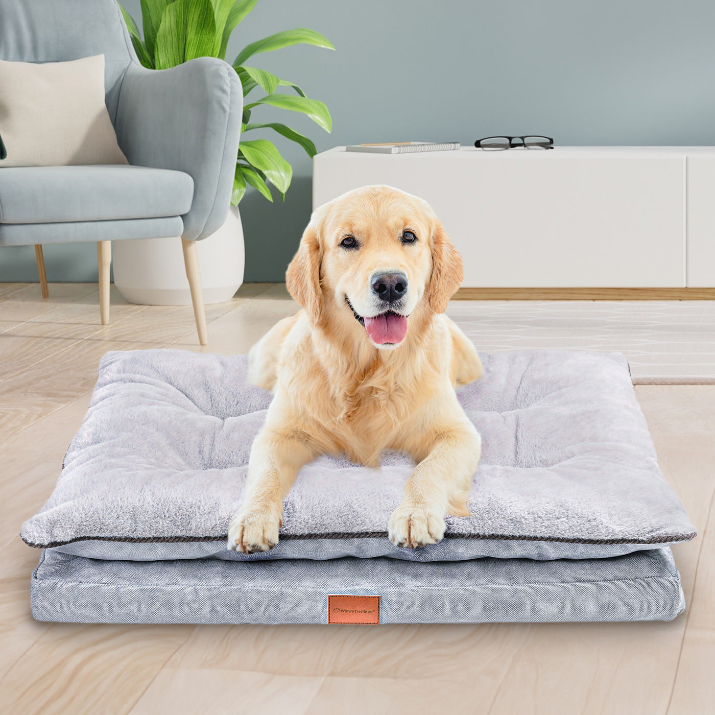 Best For Pets Orthopädisches Hundebett „Ortho-Medic VISCO“ – Größe M, Rosa-schwarz, Mit Memory-Schaum