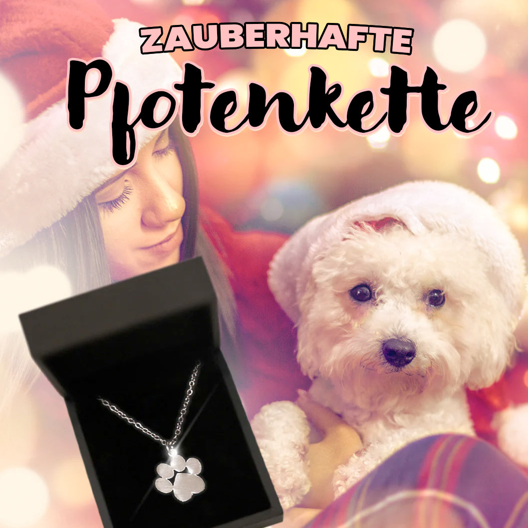 Pfotenkette mit Schmuckbox