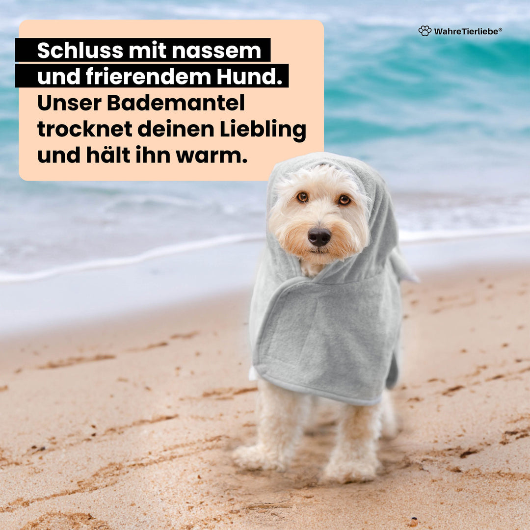 Premium Hunde Bademantel