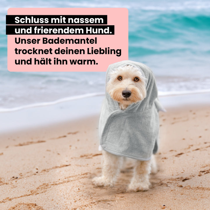 Premium Hunde Bademantel