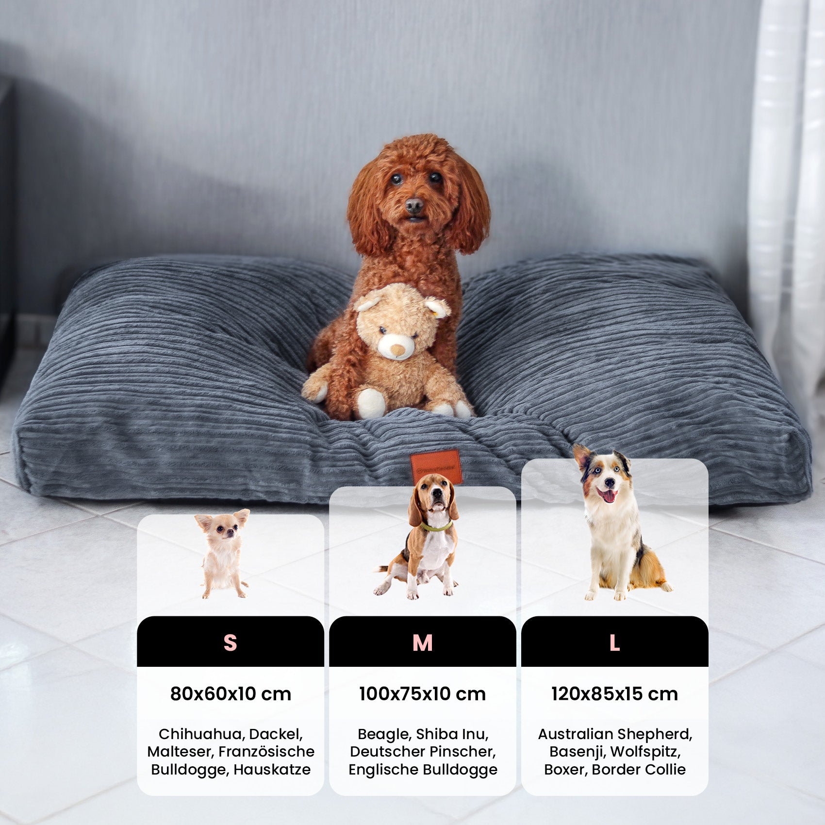 Premium Hundekissen "Cozy"