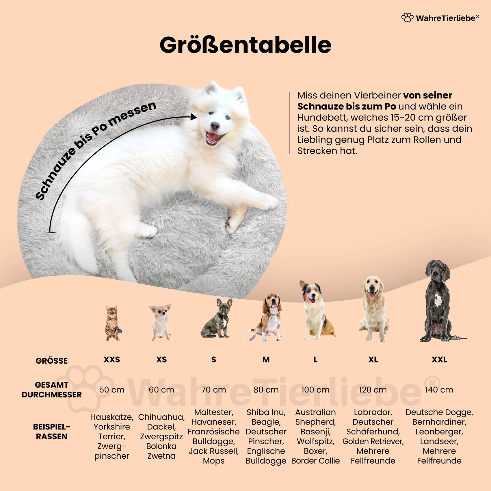 Kuscheliges Hundebett Wolke 7 - Das Original