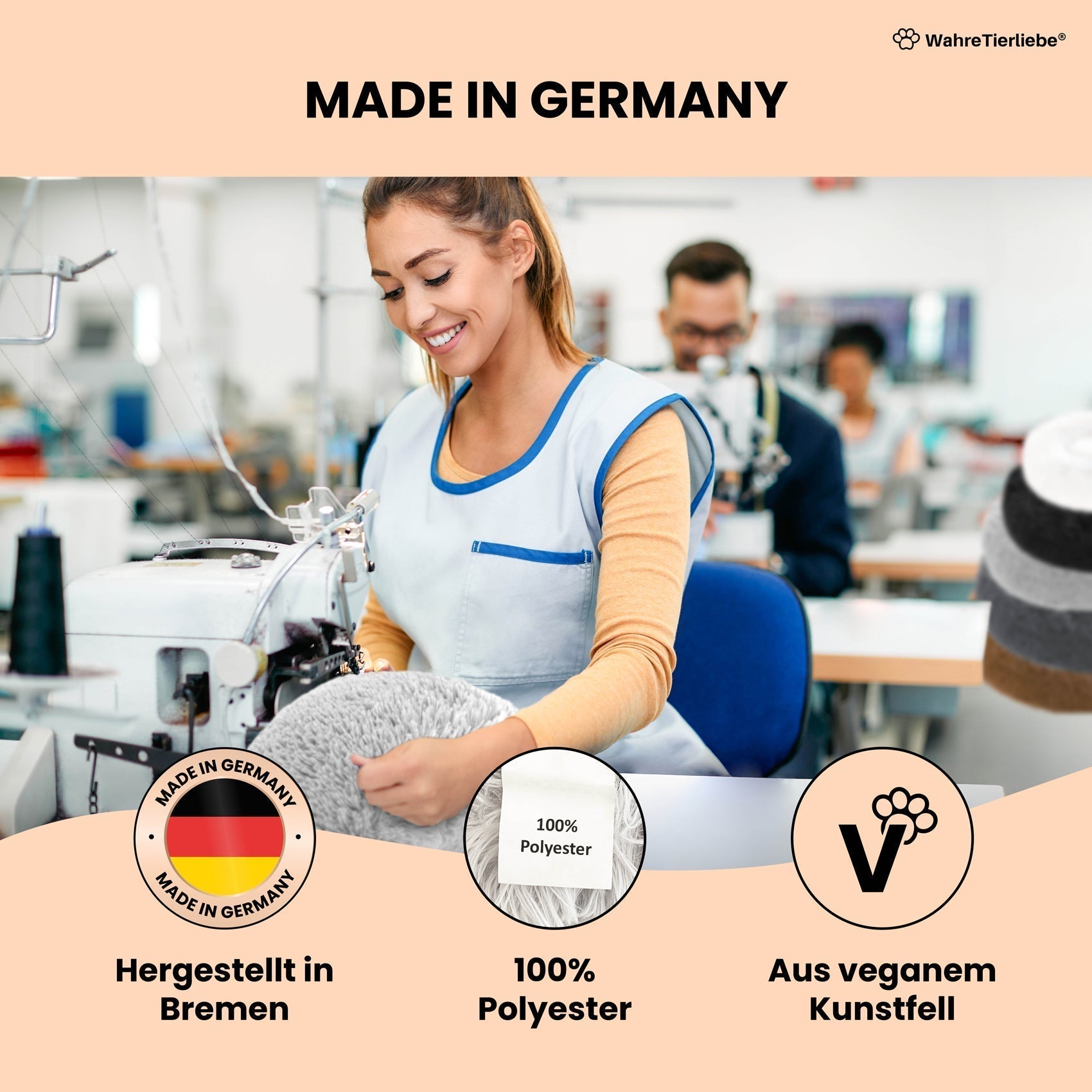 Katzenbett Fluffy Plus mit Bezug