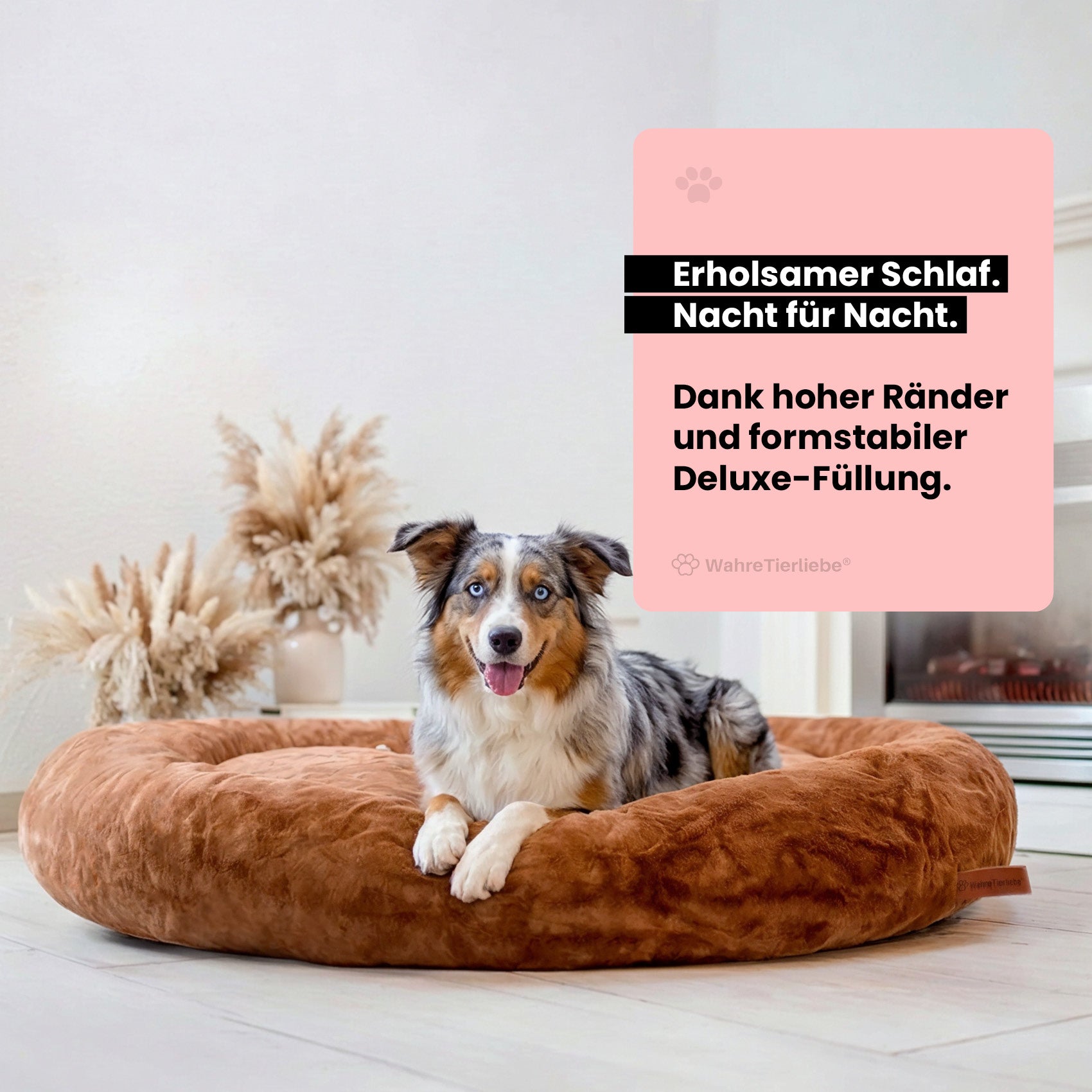 Premium Hundebett Fluffy Deluxe