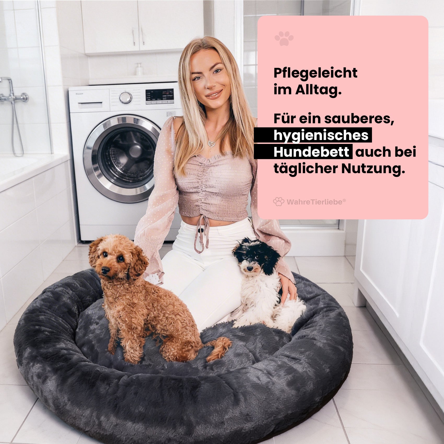 Premium Hundebett Fluffy Deluxe