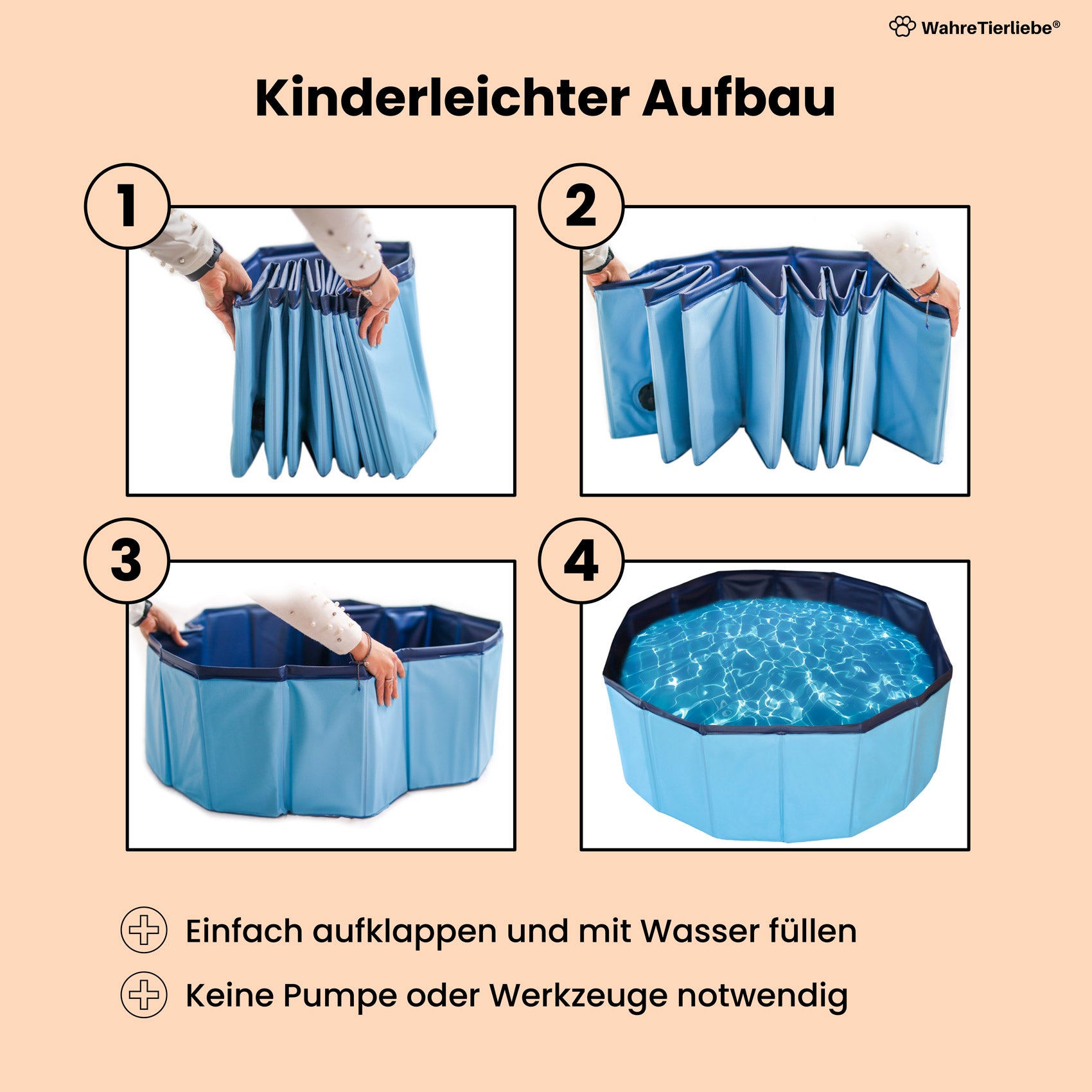 Premium Hundepool - WahreTierliebe®