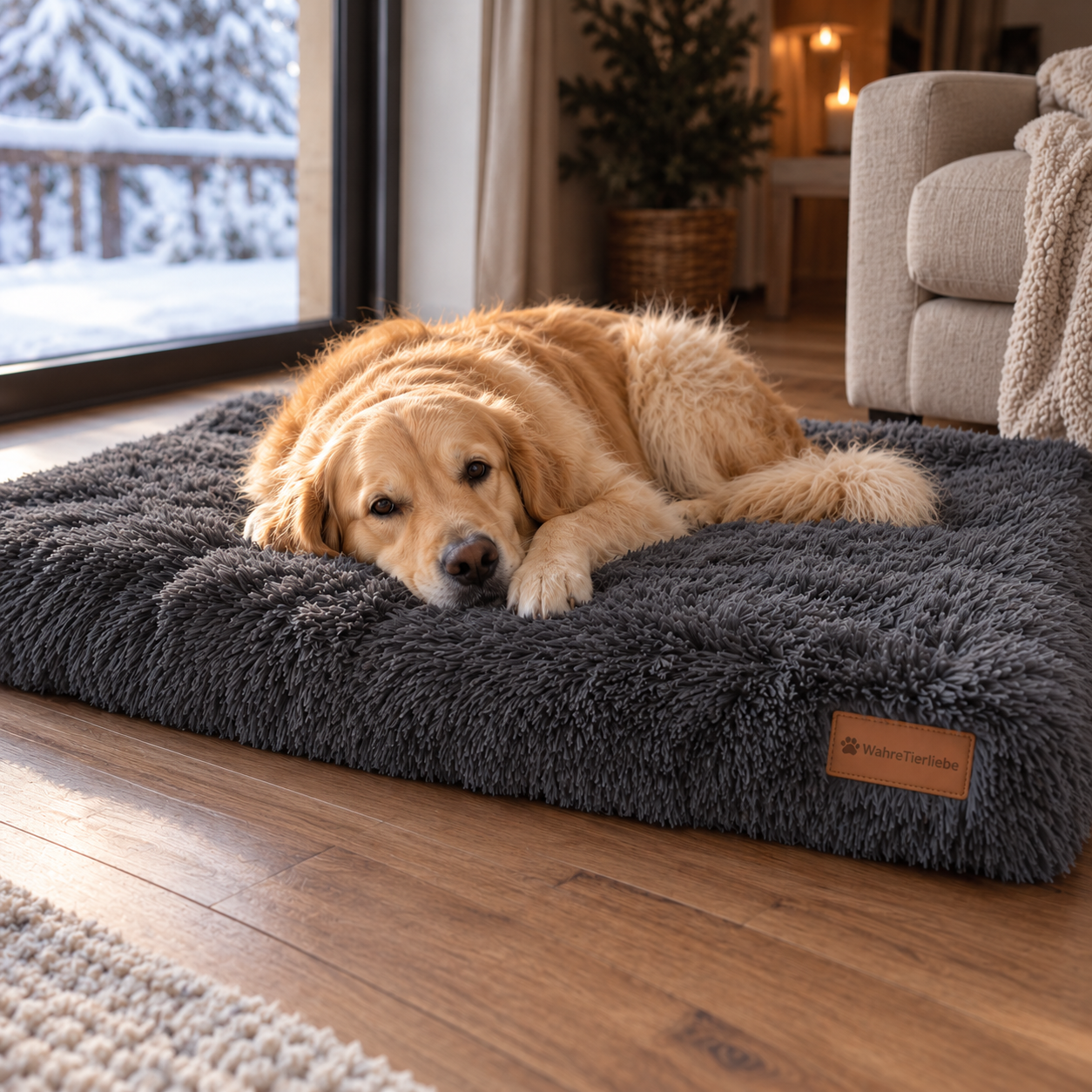 Premium Hundekissen "Fluffy"
