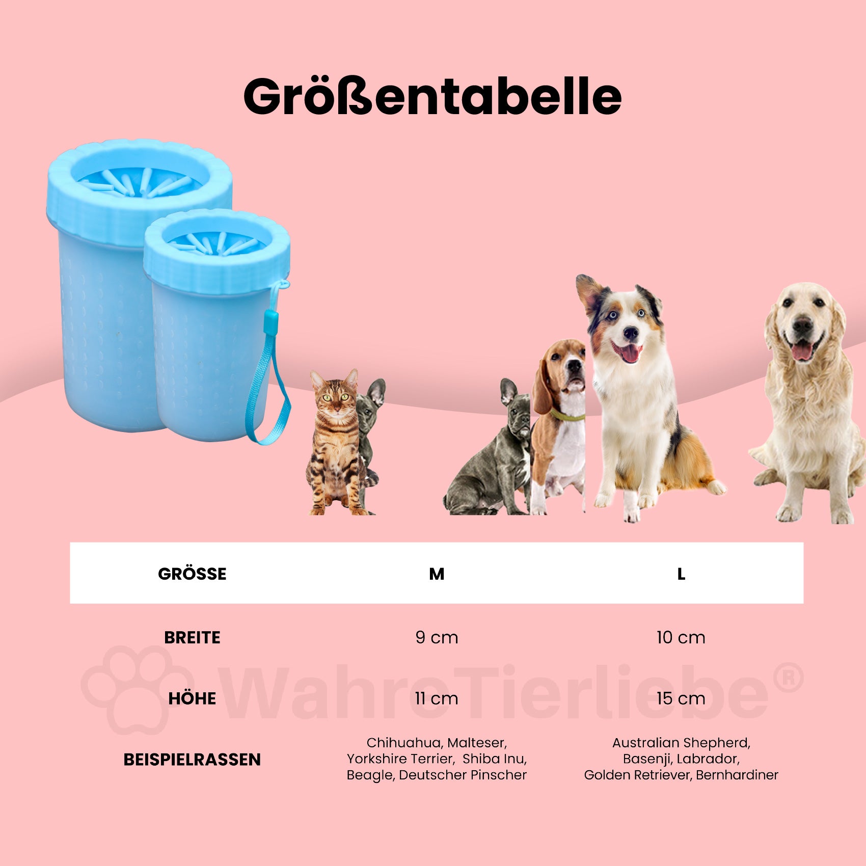 Praktischer Pfotenreiniger