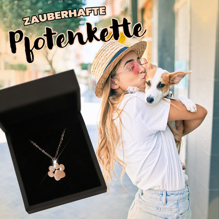 Pfotenkette mit Schmuckbox