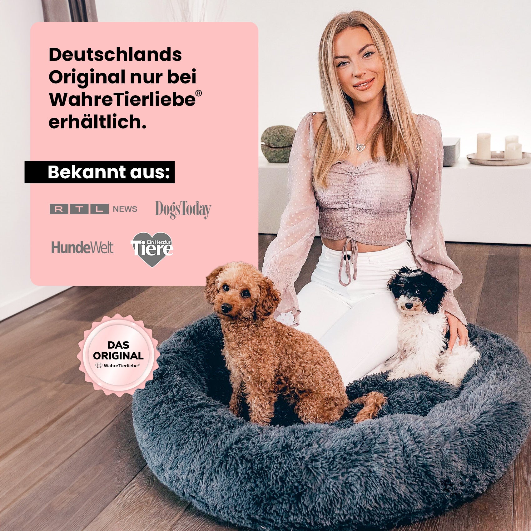 Hundebett Fluffy Plus - Das Original