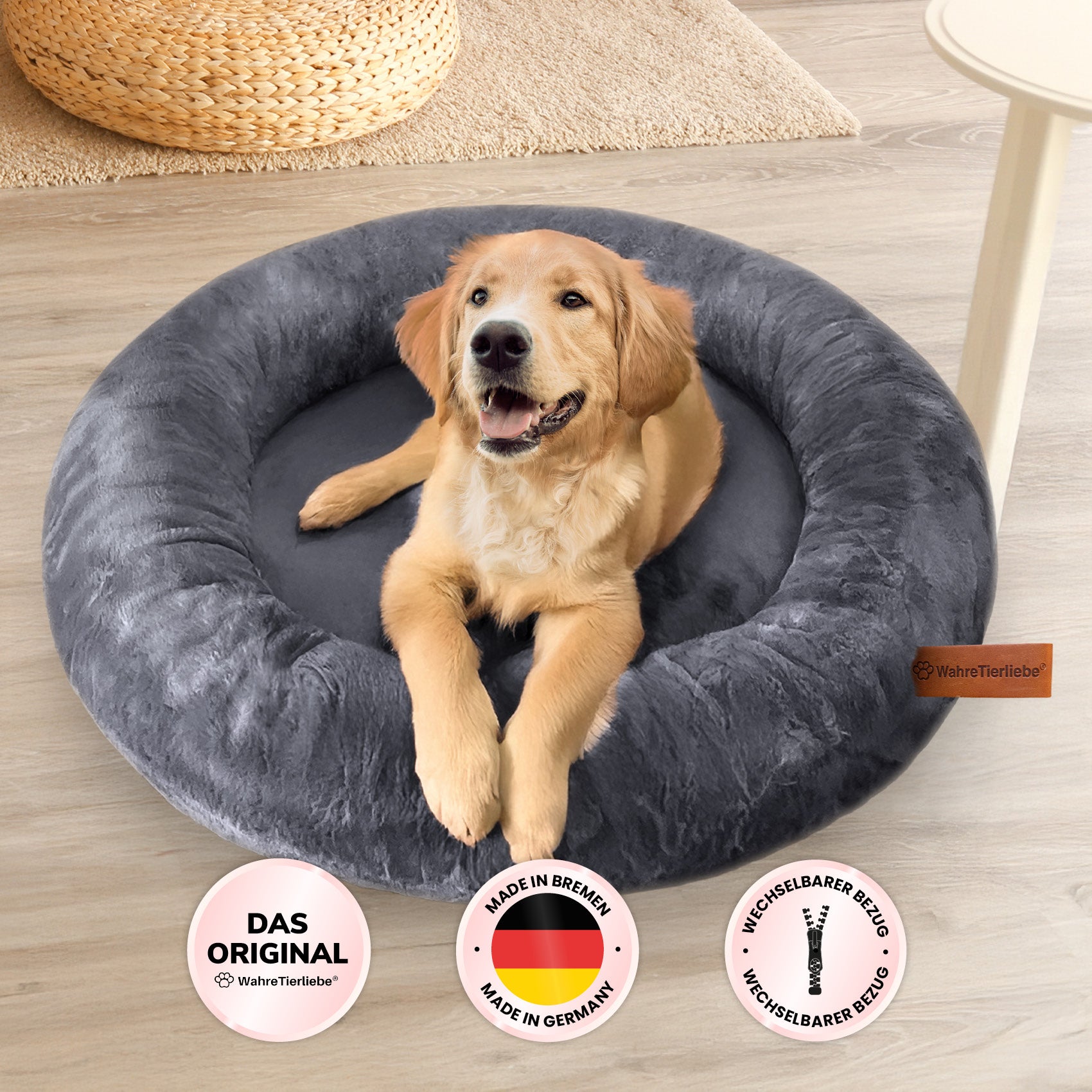 Premium Hundebett Fluffy Deluxe