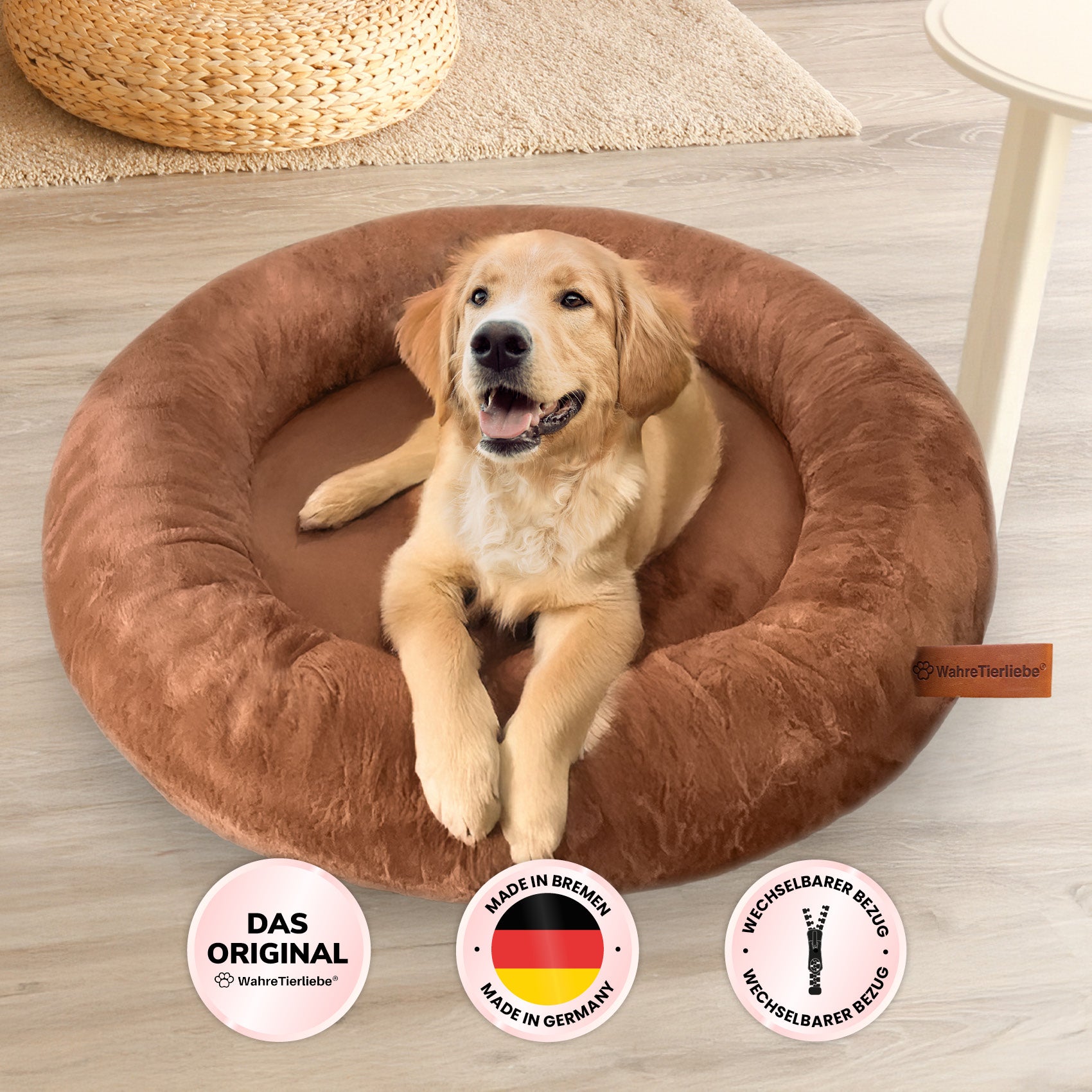 Premium Hundebett Fluffy Deluxe