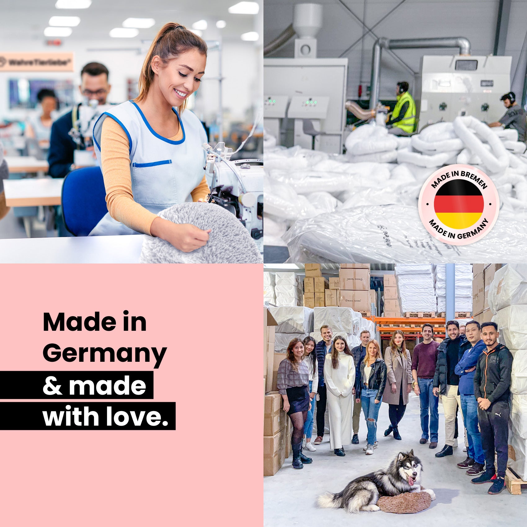 Premium Hundebett Fluffy Deluxe