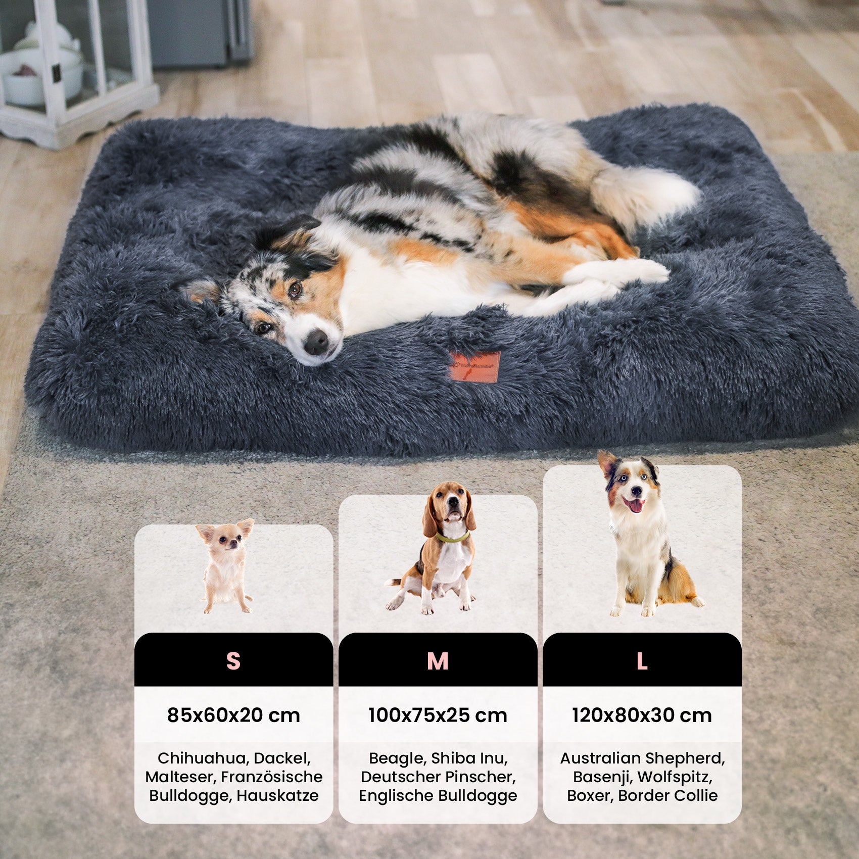 Premium Hundekissen "Fluffy"