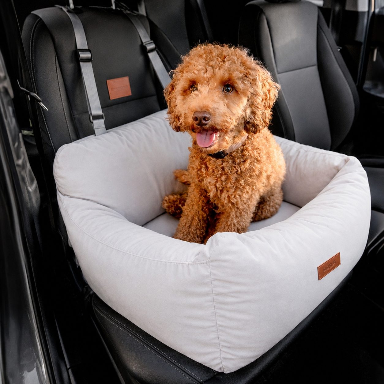 Orthopädischer Hunde Autositz inkl. Gurt