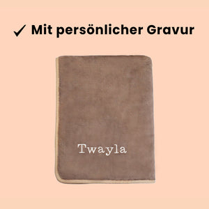 Persönliche Gravur - Premium Hundedecke