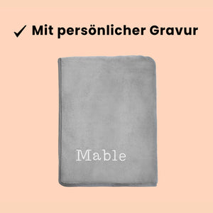 Persönliche Gravur - Premium Hundedecke