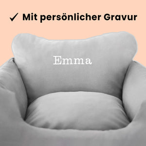 Persönliche Gravur - Orthopädischer Autositz inkl. Gurt
