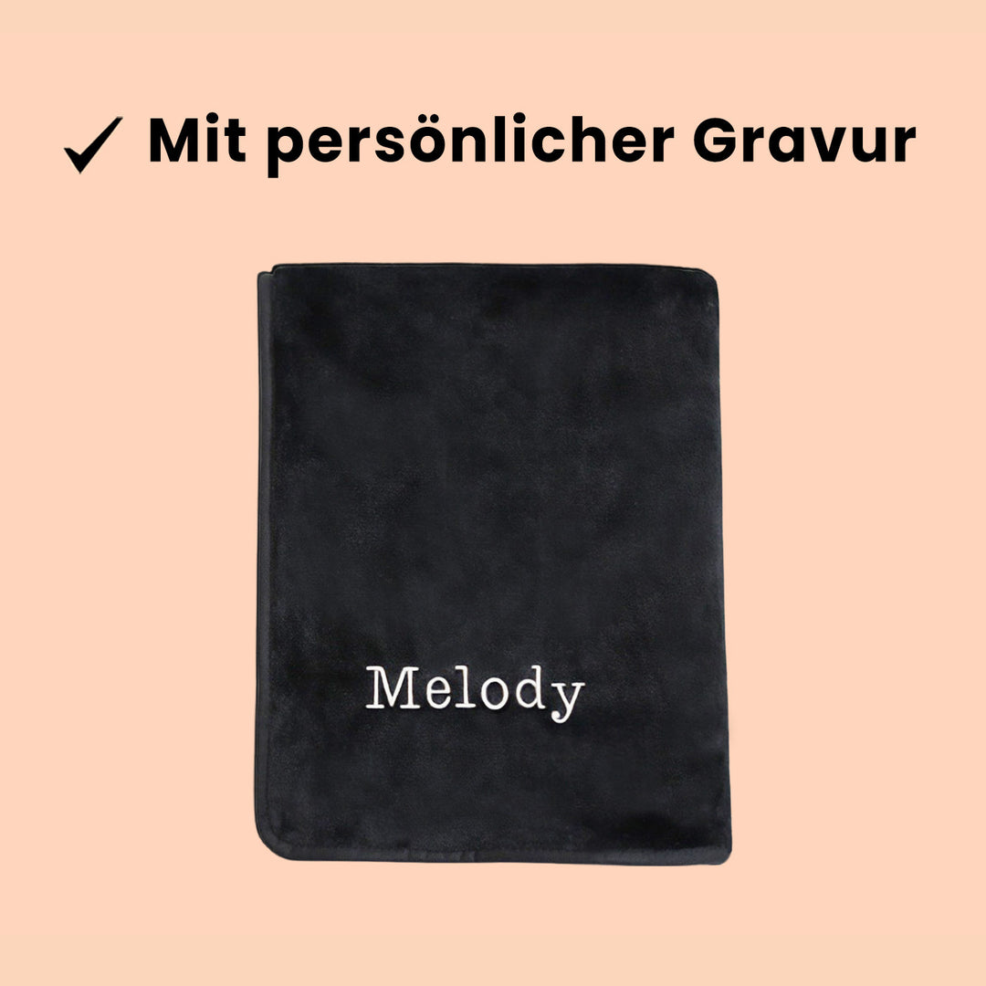 Persönliche Gravur - Premium Hundedecke